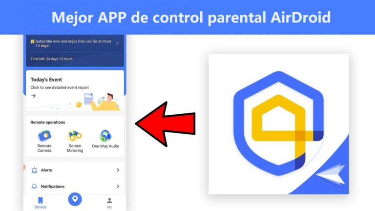 La app del control parental AirDroid