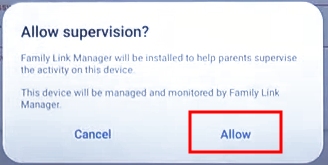 O Family Link do tablet Android permite a supervisão