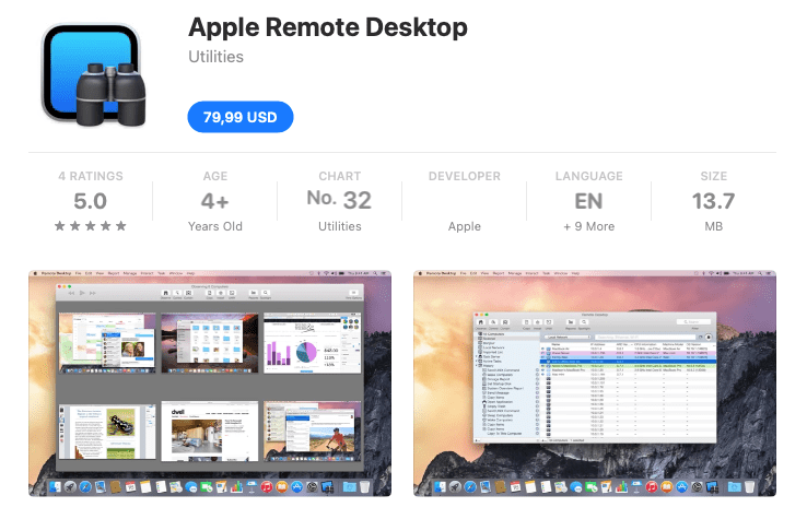 download Apple Remote Desktop on Mac