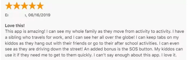 Family Locator user review
