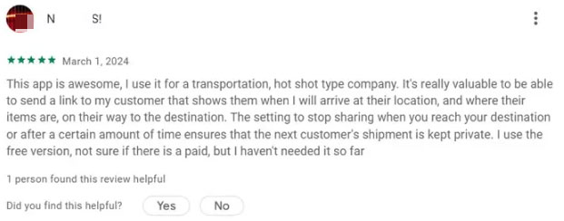 Glympse user review