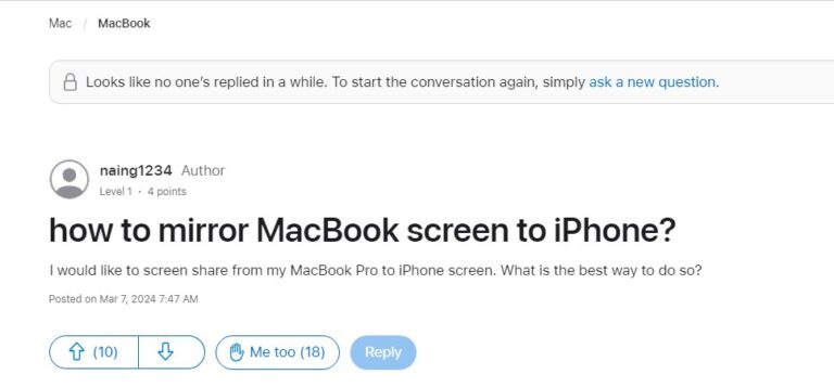 how to mirror macbook screen to iphone