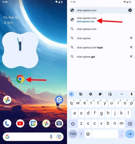 how to use ChatGPT on Android