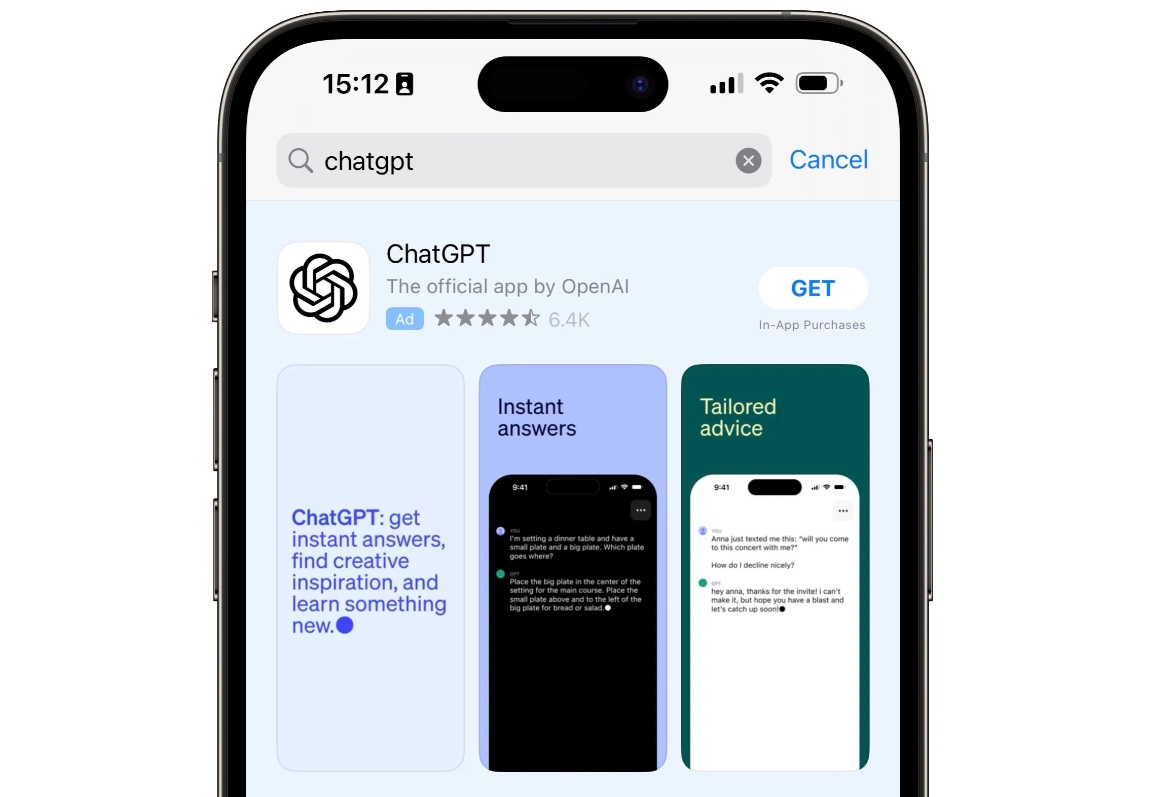 how to use ChatGPT on iPhone