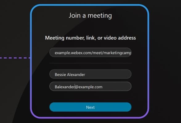 join a Webex meeting