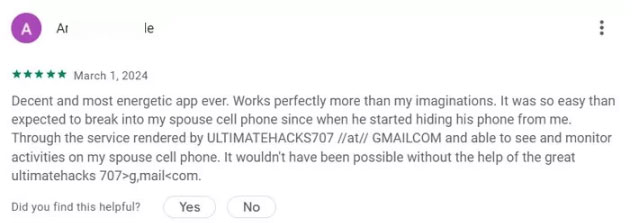 MyFamily user review