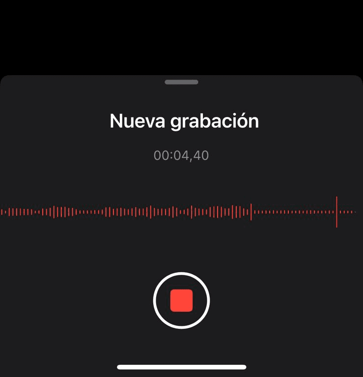 nueva grabacion