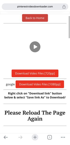 select the download format