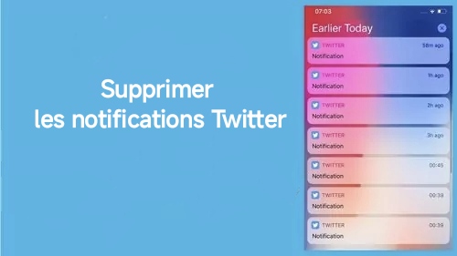Supprimer les notifications Twitter