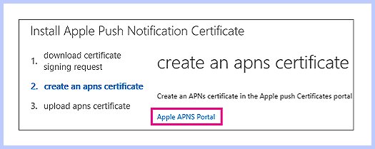 Configure an APN Certificate for iOS devices 3