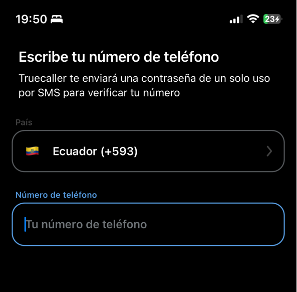 Iniciar Truecaller