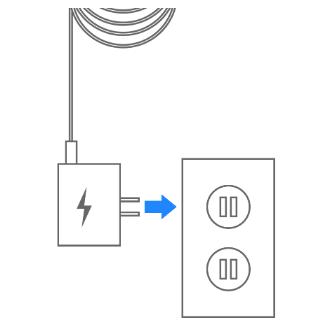 connect Chromecast to power outlet