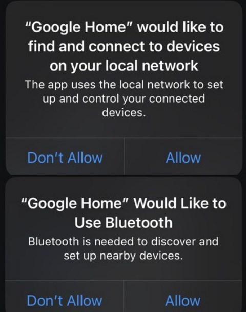 set up Google Home app on phone