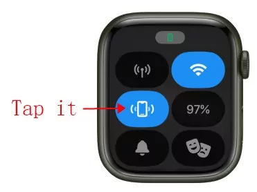 tap ping iPhone use Apple Watch