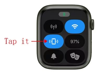 appuyez sur ping iPhone utilisez Apple Watch