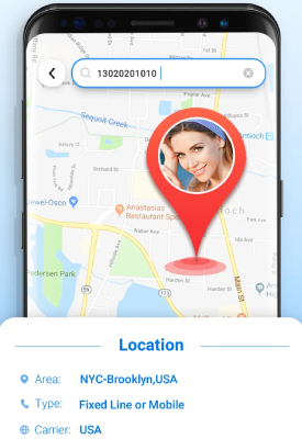 Caller ID location tracker