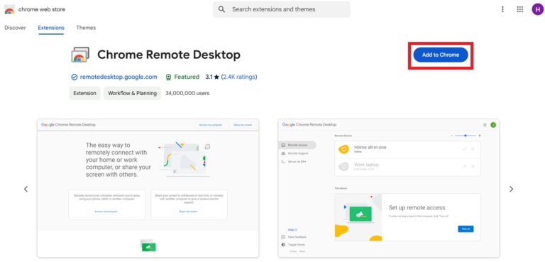 install Chrome Remote Desktop