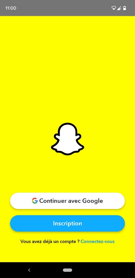 Créer compte Snapchat