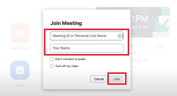 Enter Zoom Meeting ID