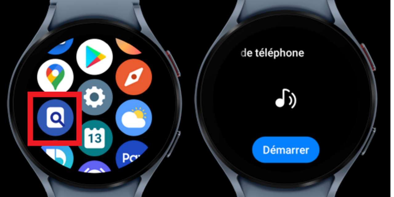 Faire sonner son téléphone avec une Galaxie Watch