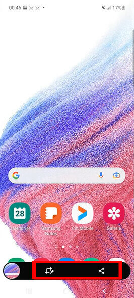 Faire une capture d'écran sur Samsung