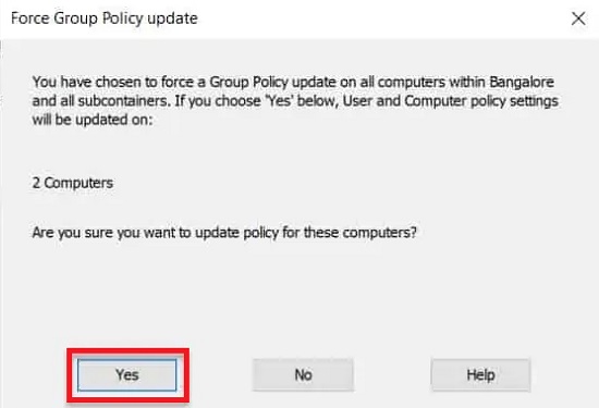 Force Group Policy Update