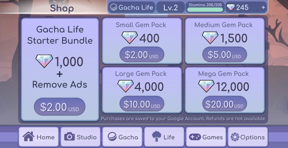 Gacha Life online store