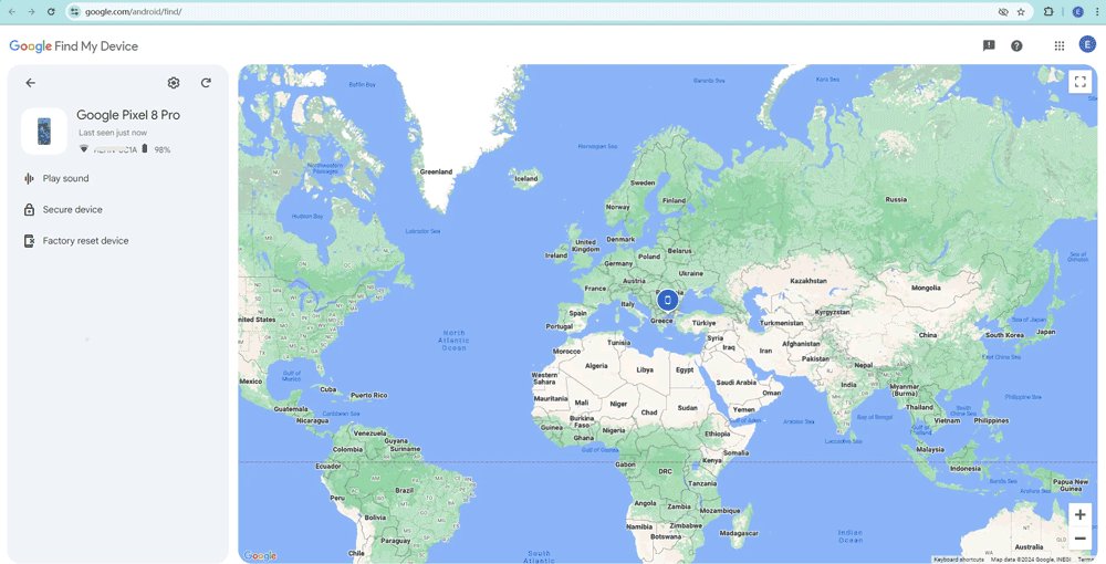 Google Find My Device online