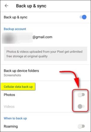 google photos backup stuck uploading (1)