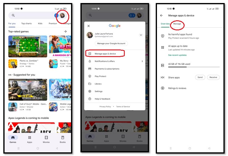 google pixel manage apps