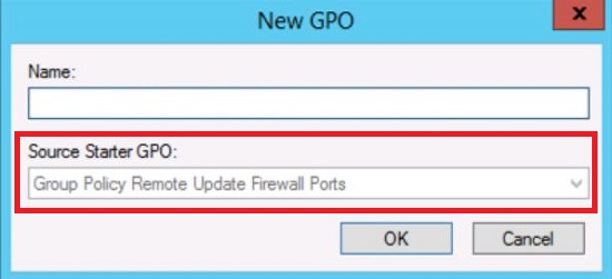Group Policy Remote Update Firewall Ports
