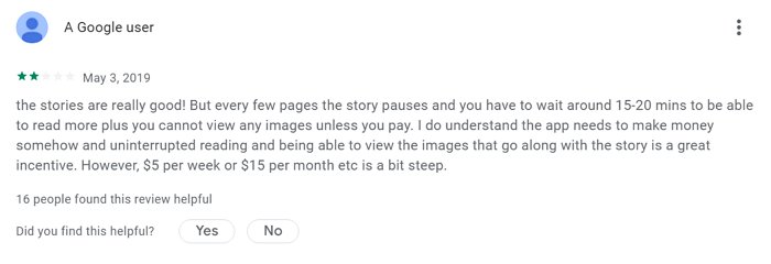 Hooked review from a Google user