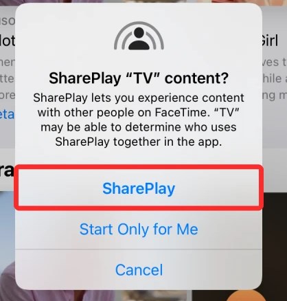 SharePlay content on Mac