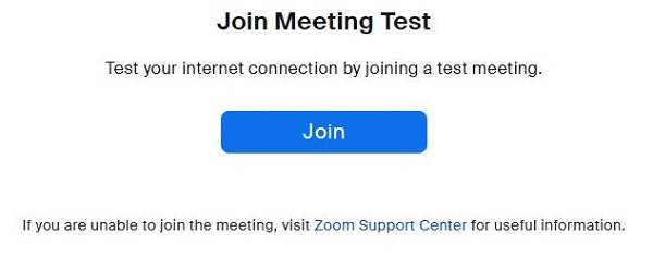Join Meeting Test