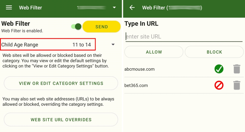 MMGuardian web filter