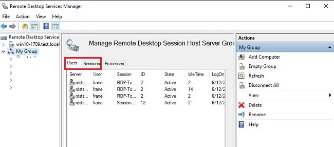 Remote Desktop Services Manager
