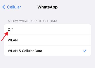 toggle off data use