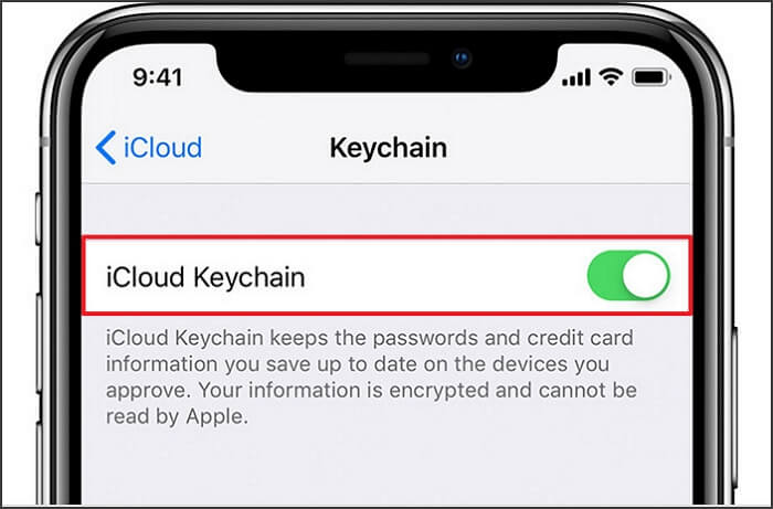 toggle on keychain