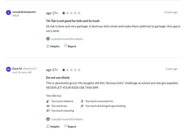 user review TikTok is addictive