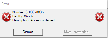 access is denied