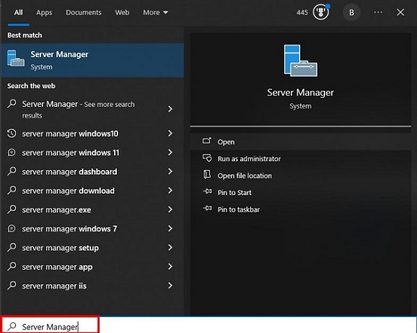 Access Server Manager