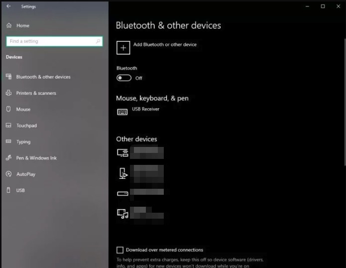 check keyboard physical connection