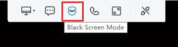 Click Black Screen Mode