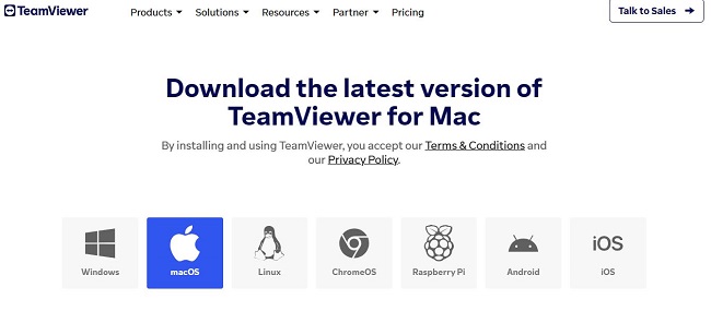 Download TeamViewer Mac