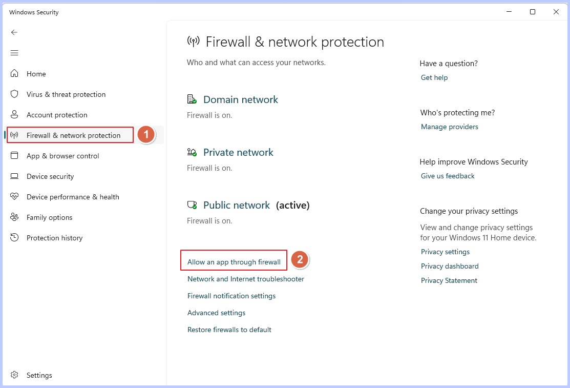 Add Application Whitelist to Firewall 2