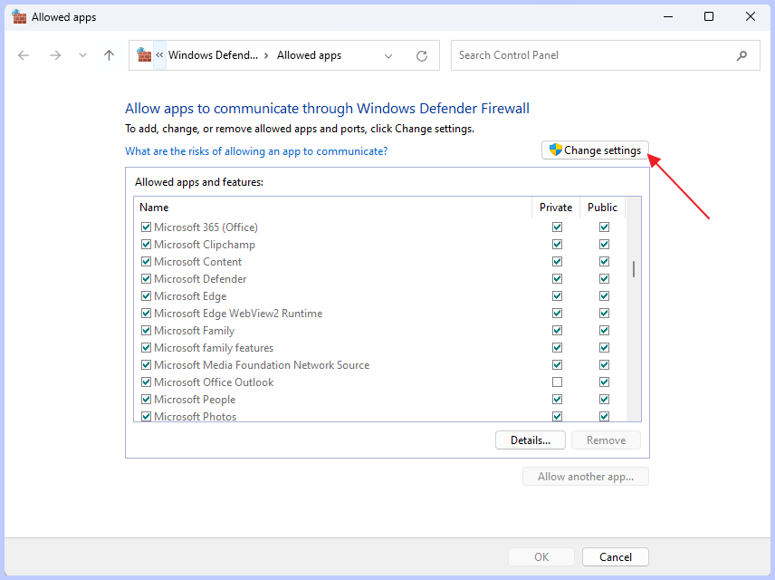 Add Application Whitelist to Firewall 3