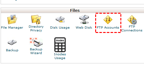 FTP accounts