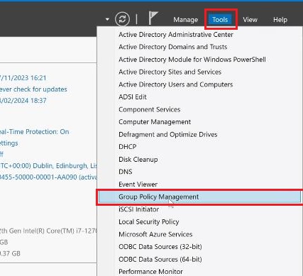 Group Policy Management