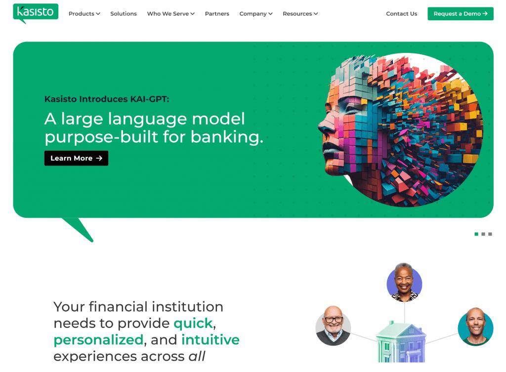 Kasisto Finance chatbot