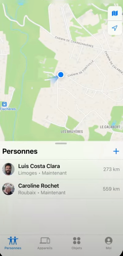 Localiser une personne gratuit avec l'application Localiser